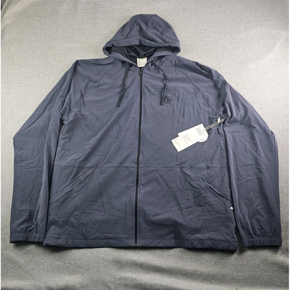 Vuori Elevate Kore Jacket Mens XXL Gray Full Zip 4 Way Stretch Performance V574
